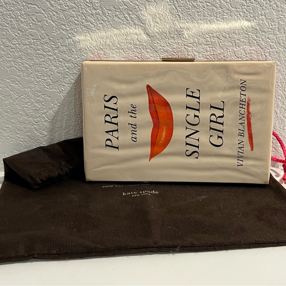 Kate Spade Paris and the Single Girl book clutch